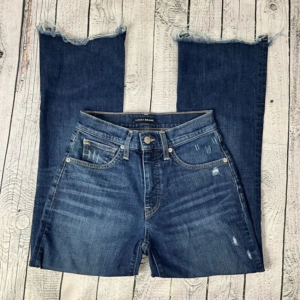LUCKY BRAND Bridgette Mini Boot Crop Jeans